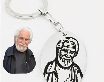 Llavero con foto conmemorativa personalizado - Regalo conmemorativo - Llavero con foto personalizado - Llavero con imagen - Llavero personalizado - Joyería