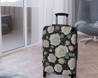 White Roses Suitcase