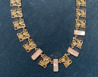 Priemere Designs “Personality” necklace with mother of pearl detail