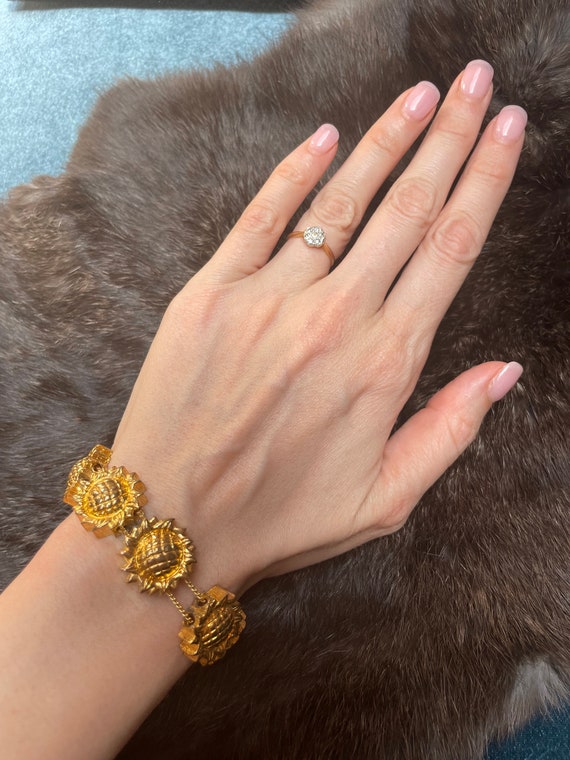 Sunflower charm Bracelet - image 4