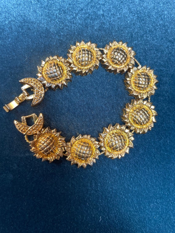 Sunflower charm Bracelet