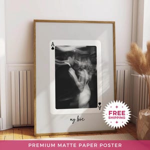 Aangepast Valentijnsdagcadeau voor haar Gepersonaliseerd cadeau Aangepaste speelkaarten Fotoprint Liefde muurkunst Uniek cadeau voor stellen Romantisch cadeau