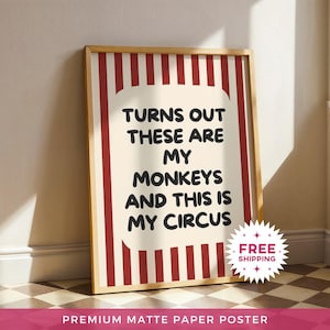 Decoración de pared divertida con cita sarcástica, regalo artístico para fanáticos del humor, póster colorido, tipografía, obra de arte para sala de estar, sin marco, broma peculiar.