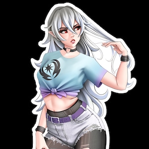 Adesivo Corrin Pastel Goth Girl [Fire Emblem Fates Fan Art]