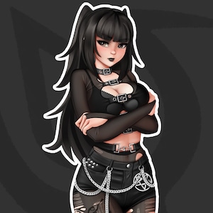 Adesivo Tharja Goth Girl [Arte dos fãs dos heróis do despertar do emblema do fogo]