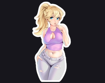 Princess Peach Sticker (Super Mario)