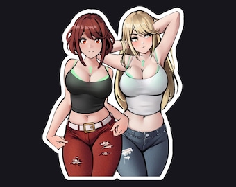 Pyra and Mythra Sticker (Xenoblade Chronicles 2)