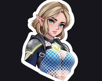 Zelda Gerudo Bust Sticker (Tears of the Kingdom)