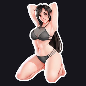 Tifa Swimsuit Sticker (Final Fantasy VII)