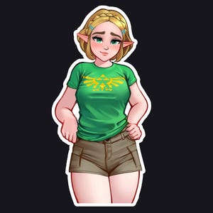 Casual sticker prinses Zelda