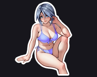 Aqua Swimsuit Sticker (Kingdom Hearts)