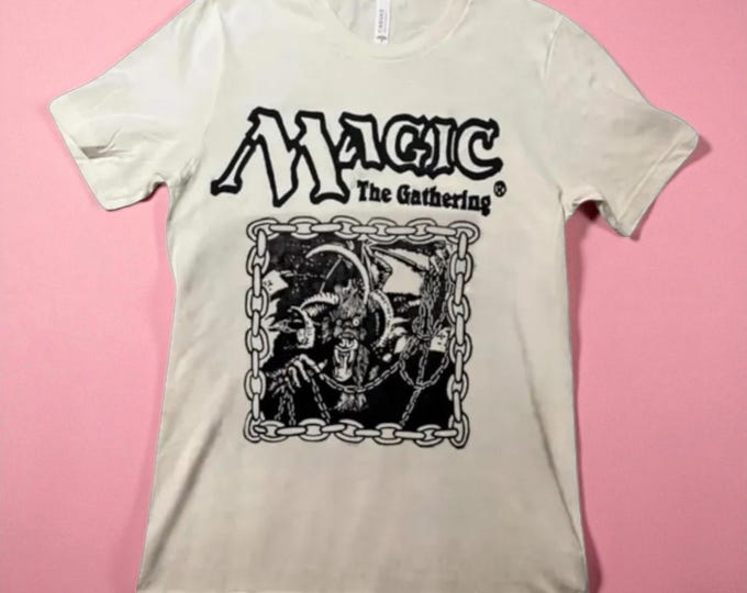 Chains of Mephistopheles Shirt | MTG Block Print Tee