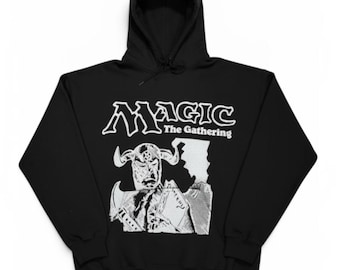 Sudadera con capucha Demonic Tutor: Arte en linóleo para fans de MTG (Suave, duradera)