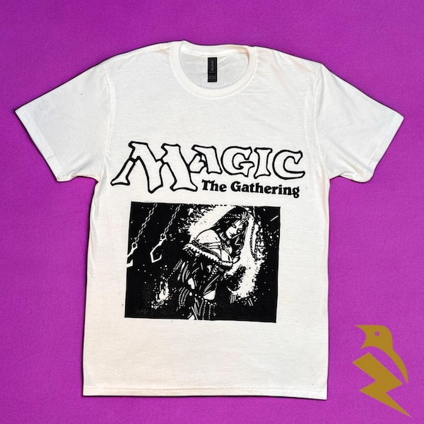 liliana of the veil : Mtg Art Tee (Unisex, Vintage White)