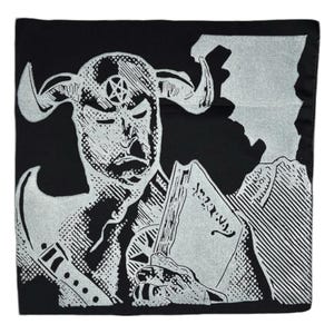 Magic the Gathering Aufnäher, Demonic Tutor, handgestempelt (30,5x30cm)