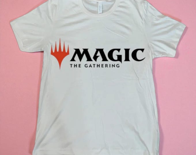 MTG Logo T-Shirt | Block Print Style, Magic The Gathering