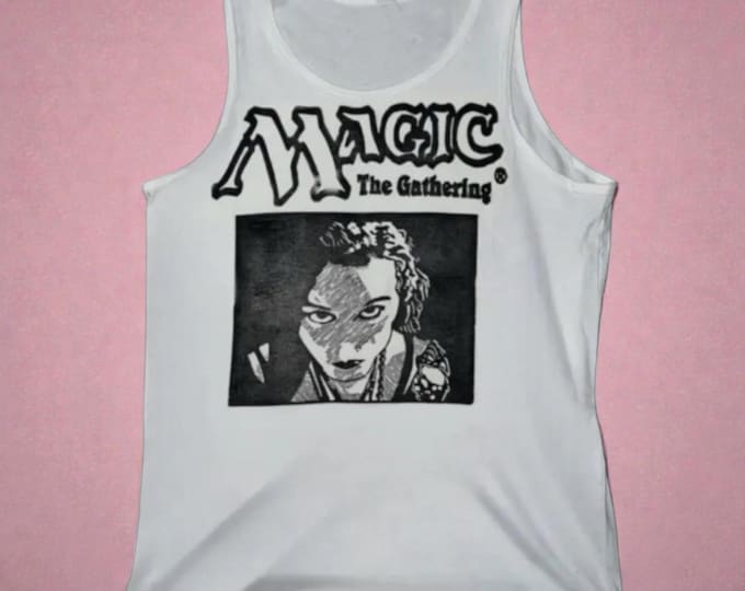 Block Printed MTG Tank Top | Magic The Gathering, Linoprint