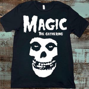 Mtg x Misfits shirt   | Block Print Style | MTG | Magic the gathering