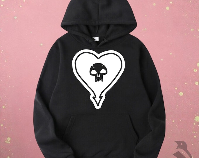 Magic the Gathering Hoodie: Linocut Art Design - Unisex Pullover