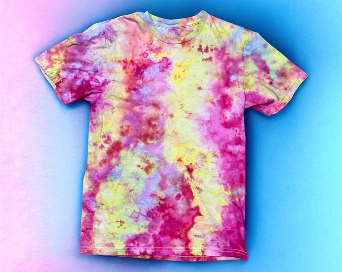 Any design I have! Magic the Gathering Shirt: Vintage Tie Dye - Handcarved Linocut Print