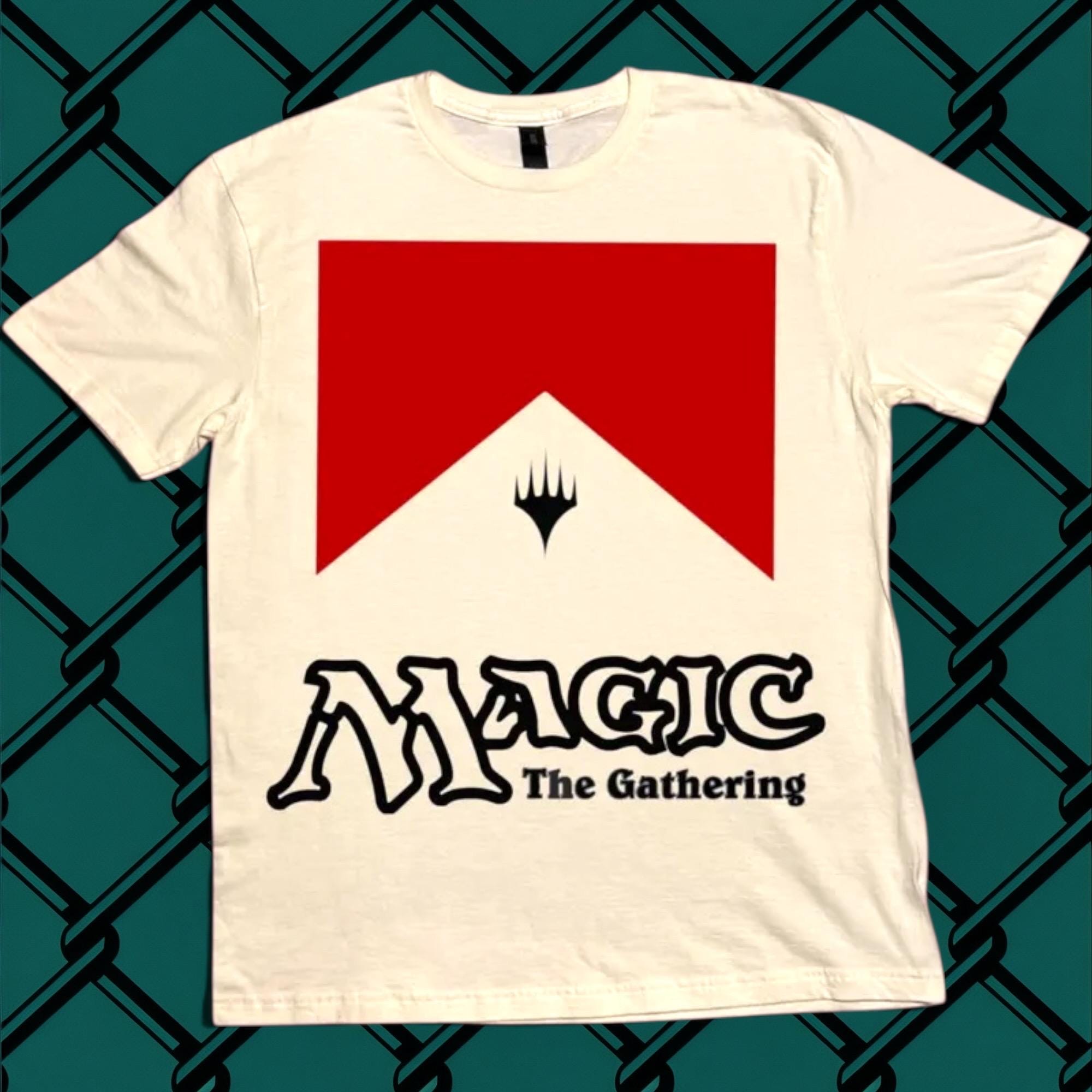 MTG Shirt: Hand-carved Block Print - Vintage White - Etsy Israel