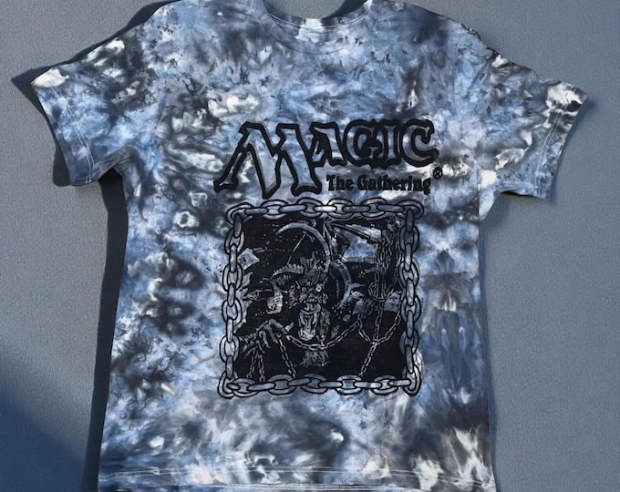 Chains of Mephistopheles MTG Shirt | Hand-Printed Tie Dye Tee