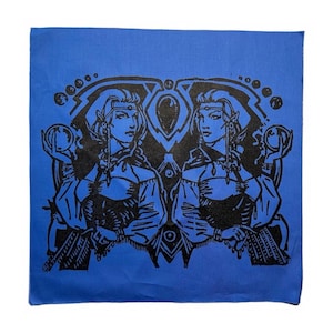 Parche de Magic The Gathering: Vesuvan Doppelganger - Algodón estampado a mano, 30 x 30 cm