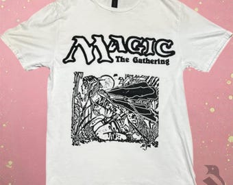 Magic the Gathering Tee: Linoprint Art - Soft Bella Canvas Fabric