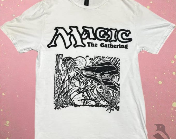 Magic the Gathering Tee: Linoprint Art - Soft Bella Canvas Fabric