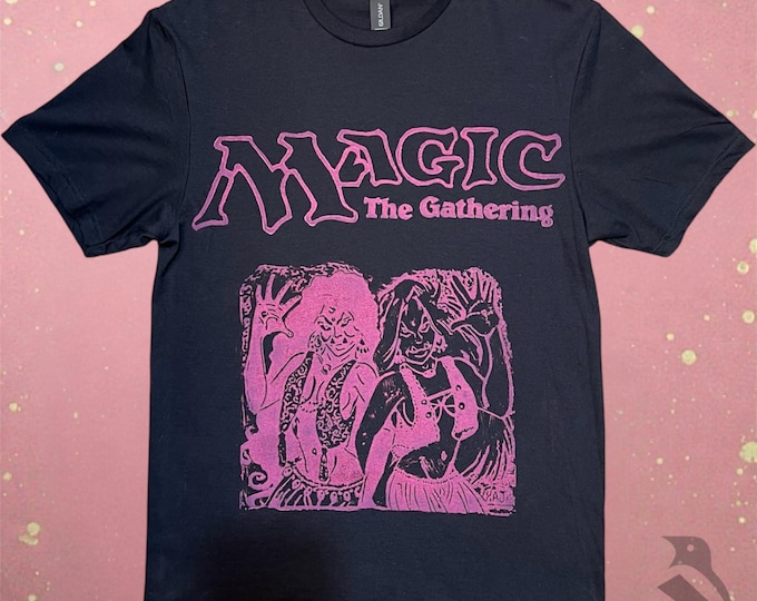Cuombajj Witches MTG T-Shirt | Hand-Printed Linoprint