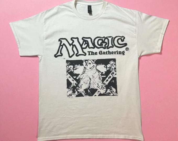 Hand-Carved Magic the Gathering MTG Shirt | Block Print Style