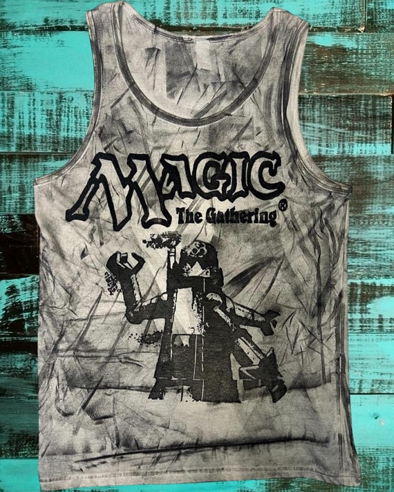 Textured style Triskelion | Block Print Style | MTG | Magic the gathering | Tank Top