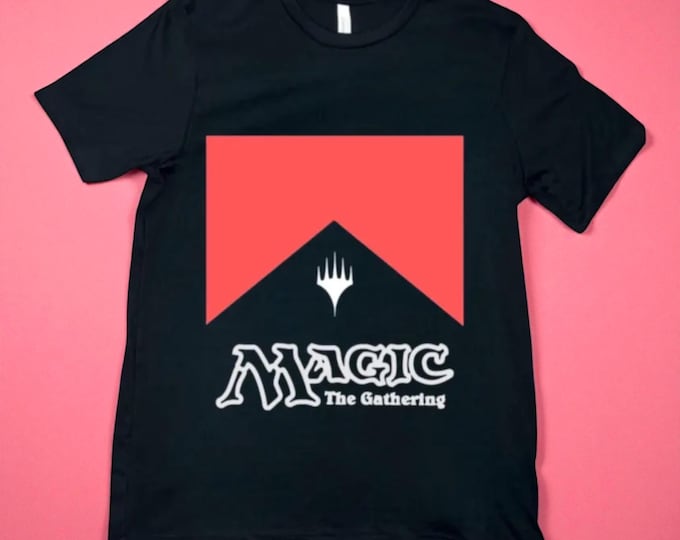 Hand-Printed MTG T-Shirt | Linoprint Magic the Gathering Design