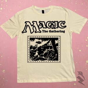 Camiseta de Magic: The Gathering: Guardian Beast Linograbado - Diseño impreso a mano