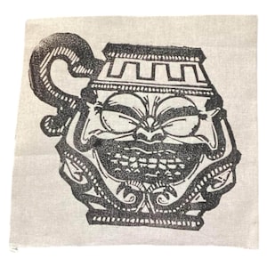 Toppa in mussola stampata a mano: design Magic The Gathering (distintivo in cotone)