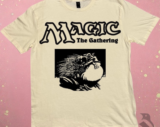 Chub Toad Magic Shirt: Linoprint Art Design (Bella+Canvas Tee)