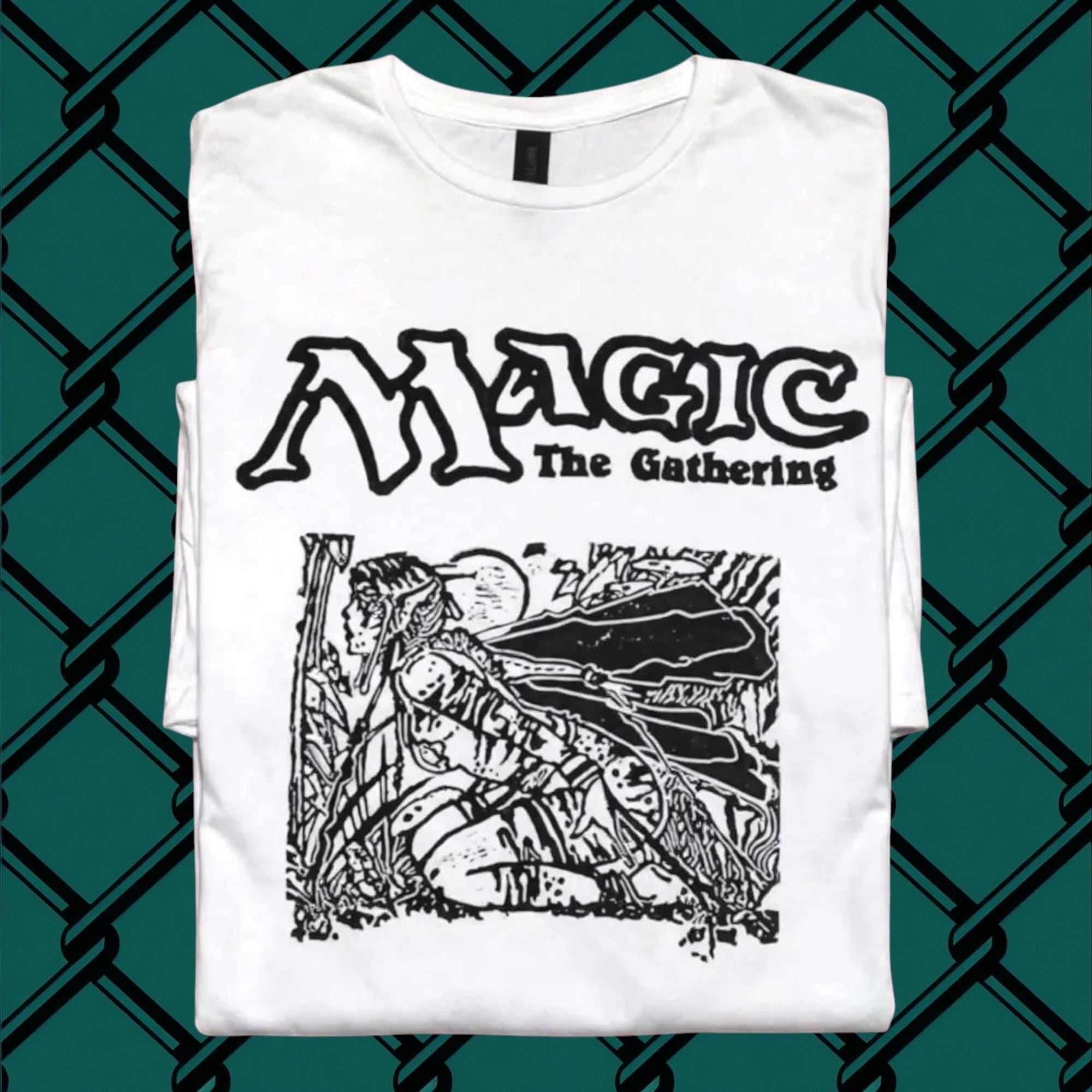 Magic the Gathering Tee: Linoprint Art - Soft Bella Canvas Fabric