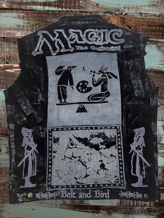 Custom Jacket | Block Print Style | MTG | Magic The Gathering