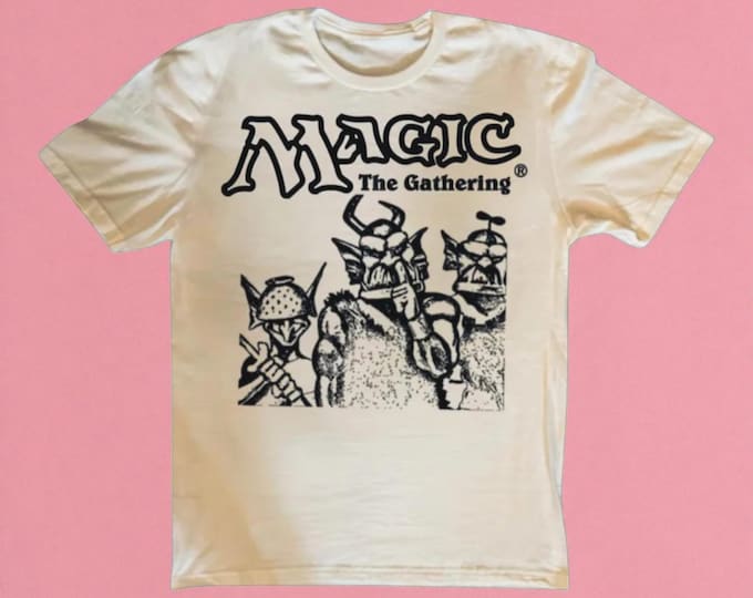 Orcish Conscripts MTG Tee | Hand-Carved Linoprint, Vintage Black