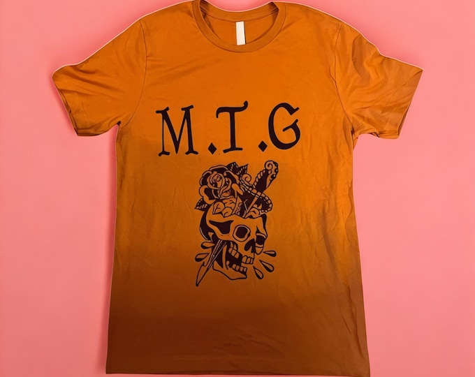 Skull Block Print Shirt | MTG Magic the Gathering