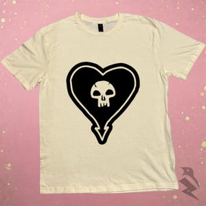 Magic the Gathering Shirt: Hand-Pulled Linoprint - Vintage Black Tee