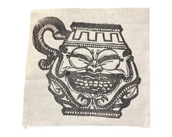 Sew on linocut Patch