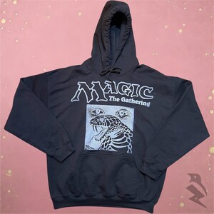 Psychic Venom Hoodie: Magic the Gathering Block Print (Hand-Printed)