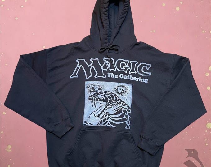 Psychic Venom Hoodie: Magic the Gathering Block Print (Hand-Printed)