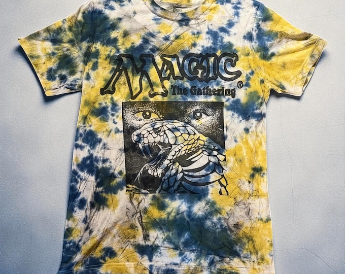 Psychic Venom MTG Tee | Hand-Printed Linoprint Tie Dye