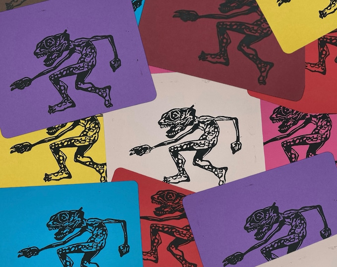 Auratog Linoprint: Magic the Gathering Art (11x10)