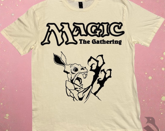 Magic The Gathering Shirt, Hand-Carved Linoprint (Bella+Canvas Soft Tee)