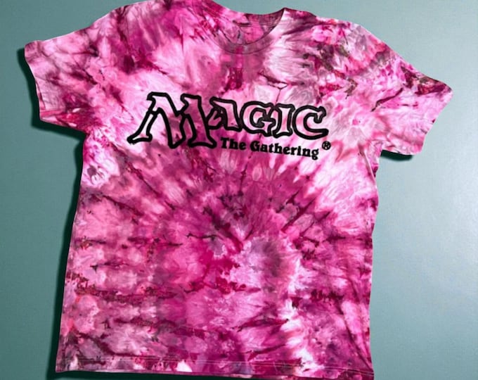 Magic The Gathering Tie Dye Shirt | MTG Block Print Logo