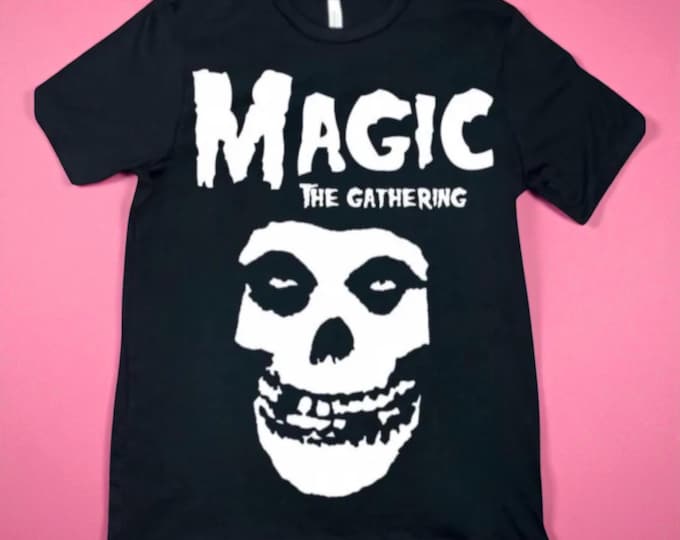 MTG x Misfits T-shirt | Block Print Style, Magic the Gathering