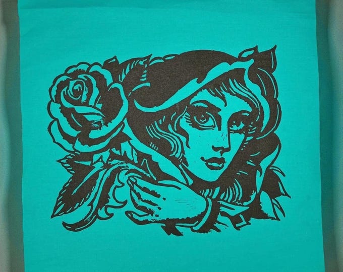 Hand-Stamped Eternal Witness Patch | Muslin Cotton Magic the Gathering